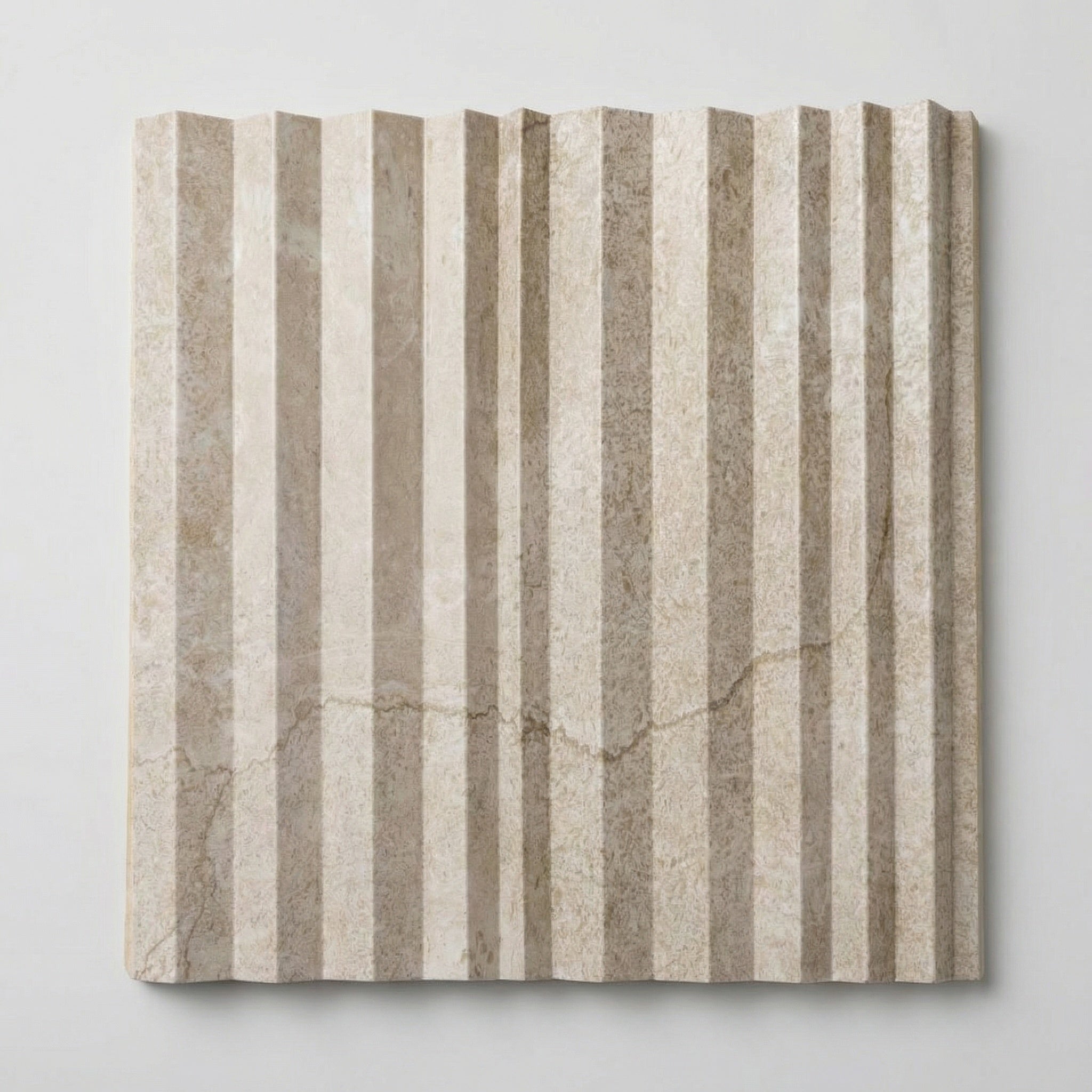 Arc Fluted Slat Wall Panel - Verona Stone - Sample – Wood Panel Co